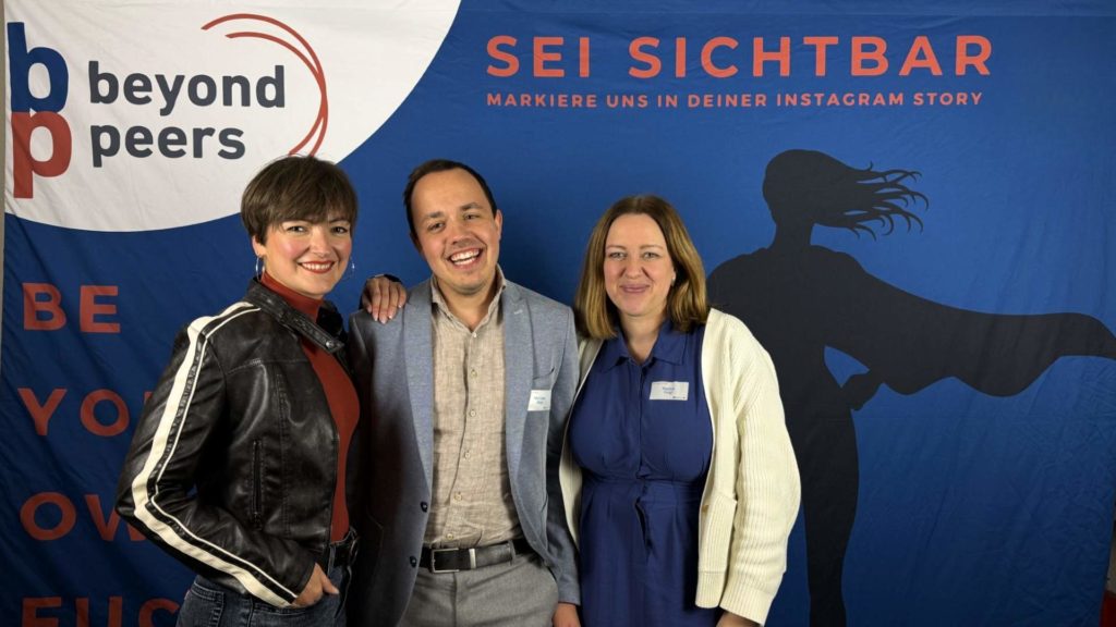 Speaker der beyond peers Workshopreihe Do it. Say it. Post it. in Rostock, die Frauen zu mehr Sichtbarkeit im Business ermutigte.