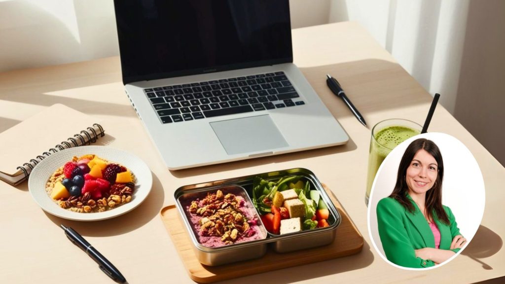 Vegane Ernährung für Unternehmerinnen – Symbolbild für Energie, Vitalität und Führungsstärke im Businessalltag